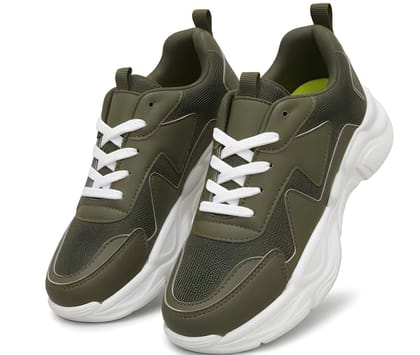 WUGO Women Lightweight Sneakers | Stylish Casual Sports Shoes for Walking & Daily Wear | Comfortable Lace-Up Shoes for Travel, Fitness & Outdoor Activities