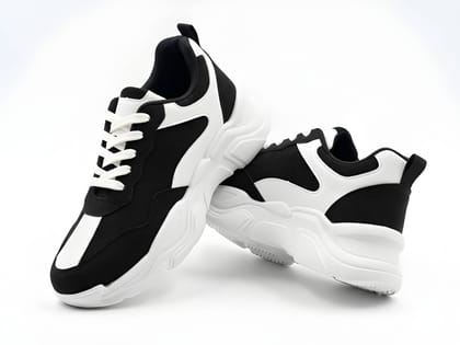 WUGO Women Walking Sneakers | Comfortable Lightweight Sports Shoes | Trendy Lace-Up Casual Footwear for Daily Wear, Travel, Gym & Outdoor Activities