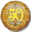 18" Golden Anniversary (50th) Balloons S40 - Party and Festive Needs | Buy online on ZillyBuy