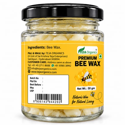 Premium Beewax 100g |Pure Natural Beeswax  |  Skincare, Lip Care | No Chemicals, No Additives