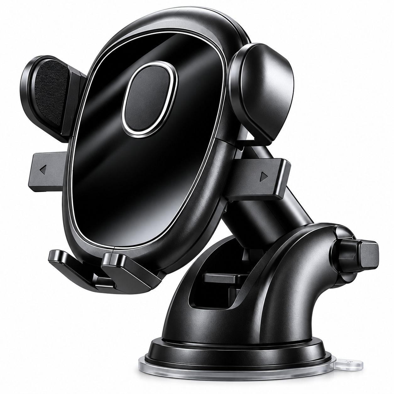 Car Mobile Holder for Dashboard & Windshield | 360° Rotatable Car Phone Holder with Strong Suction Cup, Adjustable Arm & One-Hand Operation | Universal Smartphone Stand for GPS Navigation