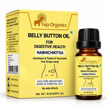 Belly Button Oil for Digestive Health 15 ml | Nabhi Oil Herbal Blend | Supports Digestion |  Abdominal Relaxation