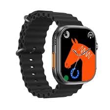 T800 Ultra Smart Watch Largest and Brightest Display Deep Waterproof With Video Controlling Assistant Wireless Fast Charging, BIGGER SCREEN SHOW MORE, Bluetooth