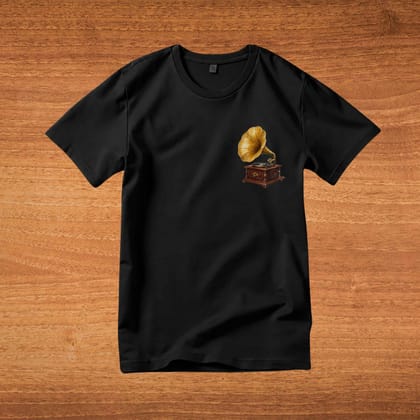 Trishoolin Vintage Melody T-Shirt | Design 20106 | Cotton Regular Fit | Crew Neck / Round Neck Half Sleeve | Pack of 1