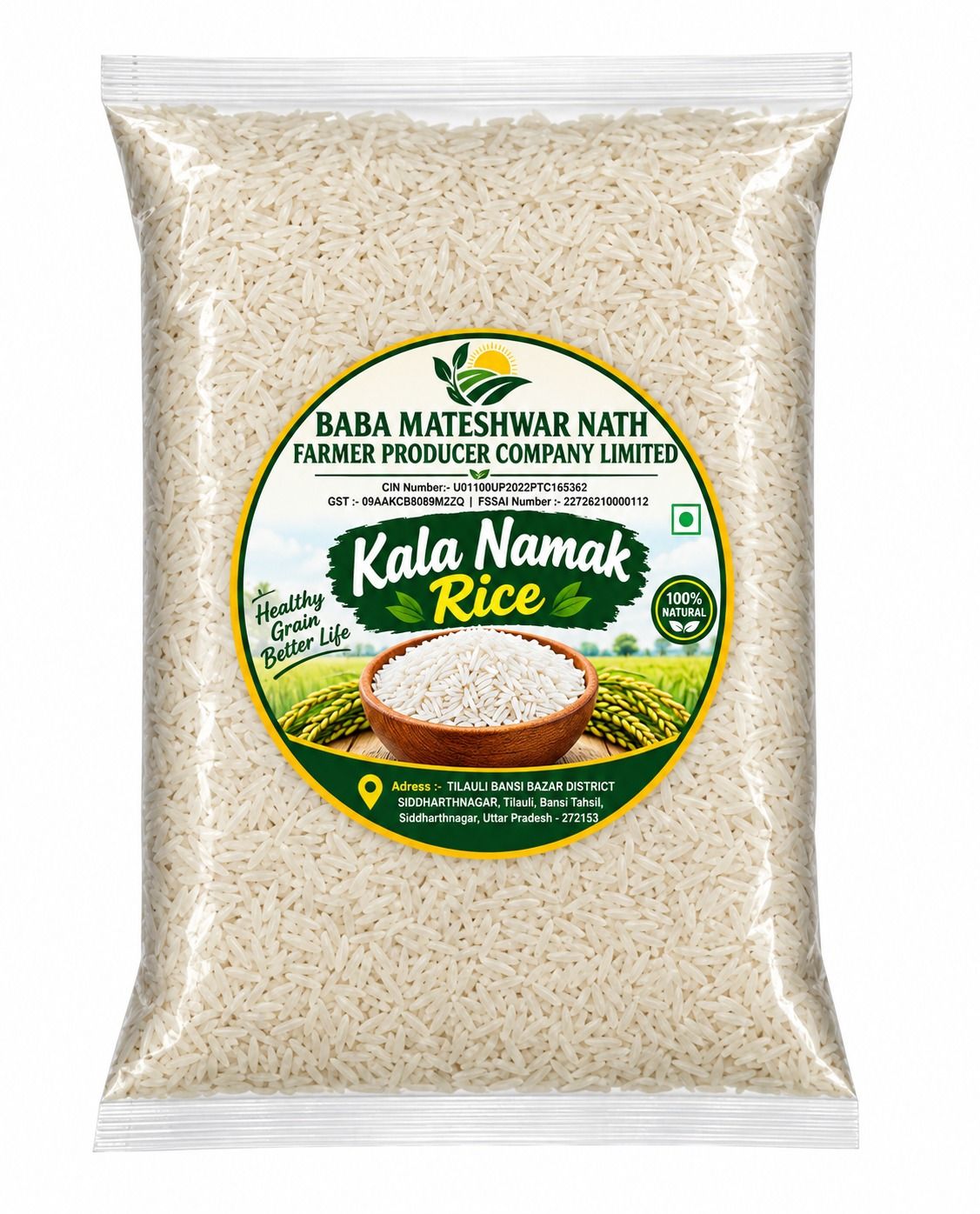 Kala Namak Rice 1 kg