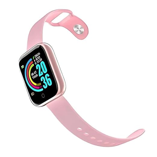 T500 Series Smartwatch for Men & Women – Bluetooth Calling, Fitness Tracker – Pink