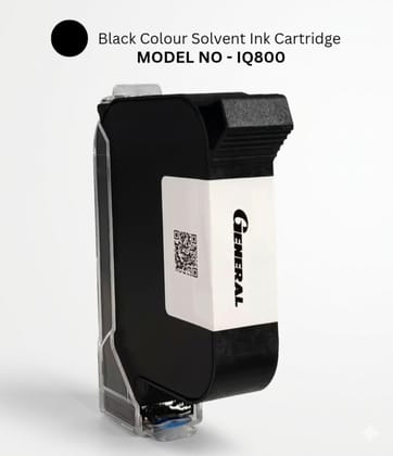 GENERAL IQ800 PLUS-N BLACK SOLVENT INK CARTRIDGE GENERAL IQ800 PLUS-N BLACK SOLVENT INK CARTRIDGE