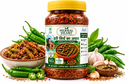Herbal Heart Traditional Jackfruit Pickle – Kathal Ka Achaar | 500 g