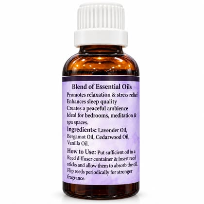 Lavender Serenity Reed Diffuser Oil 50ml | Calming & Relaxing | Unwind | Breathe Deeply | Inspired by Nature | Crafted for Wellbeing