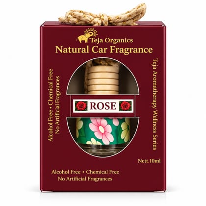 Natural Car Fragrance Rose