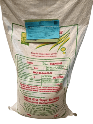 NSC Gram Pusa 3043 Variety, 8 kg C/S Seed