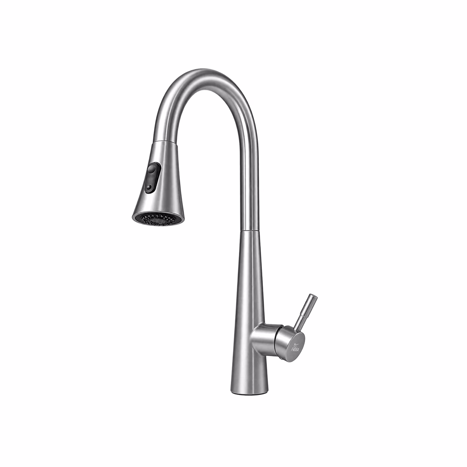 Aenor Dual-Flow Heavy SUS 304 Pull-Out 360° Hot & Cold Kitchen Mixer Faucet Silver