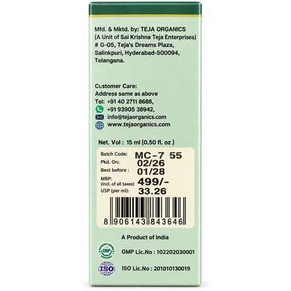 Solar Plexus Chakra Oil (Manipura Chakra) 15 ml | Aromatherapy Essential Oil Blend for Courage & Strength  | Helps to feel Assertive and Confident to make Decisions