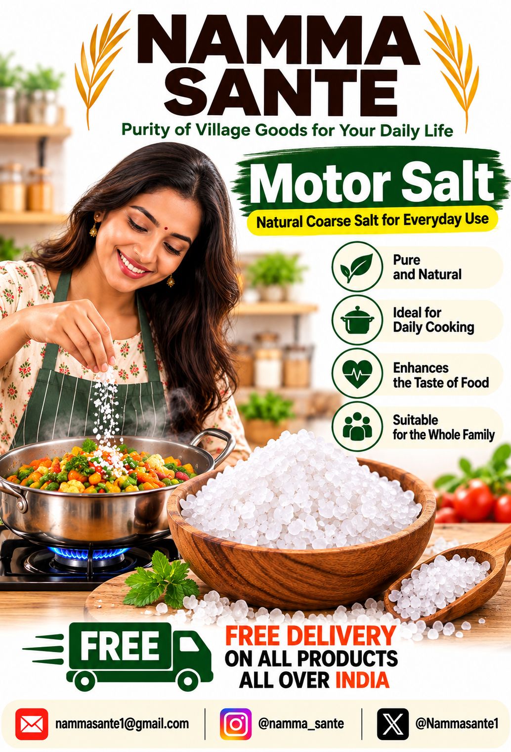 Mota Salt | Mota Namak | Khada Namak | Coarse Salt | Mote Dane Wala Namak