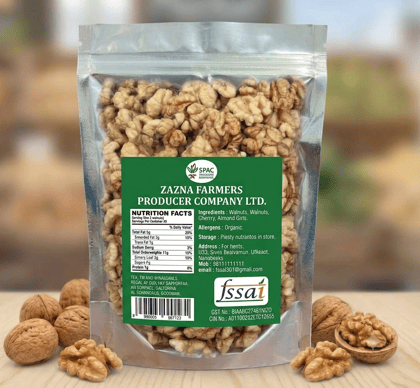 Organic Kashmiri Walnut Kernal 500 Gram