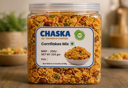 Chaska Cornflakes Mix Namkeen – Crunchy & Crispy Snack Chaska Cornflakes Mix Namkeen – Crunchy & Crispy Snack