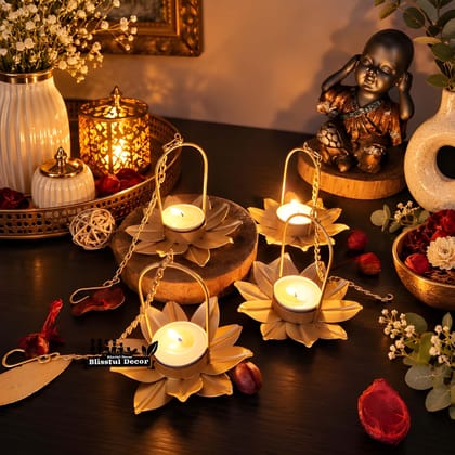 Heavy Duty 4 Pcs Golden Metal Tealight Candle Holders for Home Decoration | Elegant Gold Finish Candle Stand Set for Diwali, Pooja, Wedding & Festive Decor (Original) Heavy Duty 4 Pcs Golden Metal Tealight Candle Holders for Home Decoration | Elegant Gold Finish Candle Stand Set for Diwali, Pooja, Wedding & Festive Decor (Original)