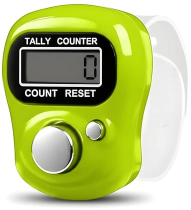 Mini Digital Finger Ring Counter with LCD Display | Portable Silent Tally Clicker for Prayer, Chanting, Meditation, Exercise & Score Keeping | Pack of 3 (Original)