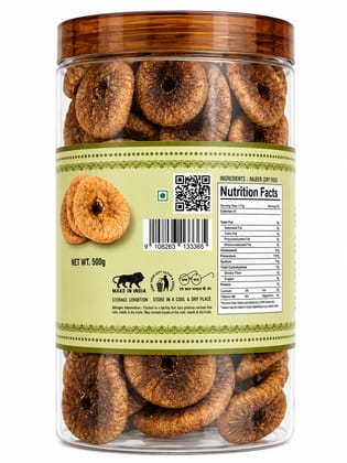 Premium Afghan Dried Figs | Natural Sweetness & Chewy | 500g Premium Afghan Dried Figs | Natural Sweetness & Chewy | 500g