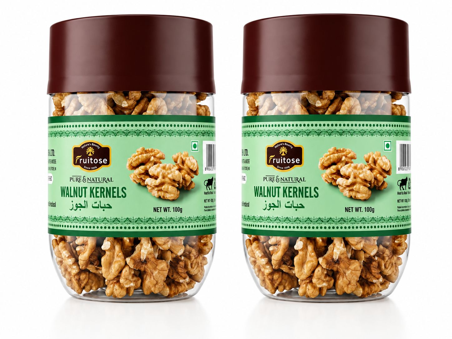 Premium Walnut Kernels (Akhrot Giri) | 100% Natural | 100gx2
