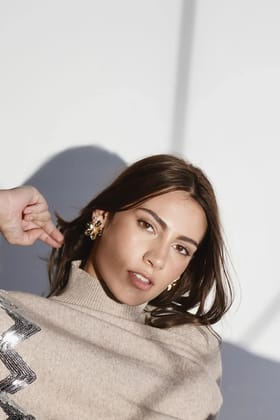 Flower Earring - Statement Earring
