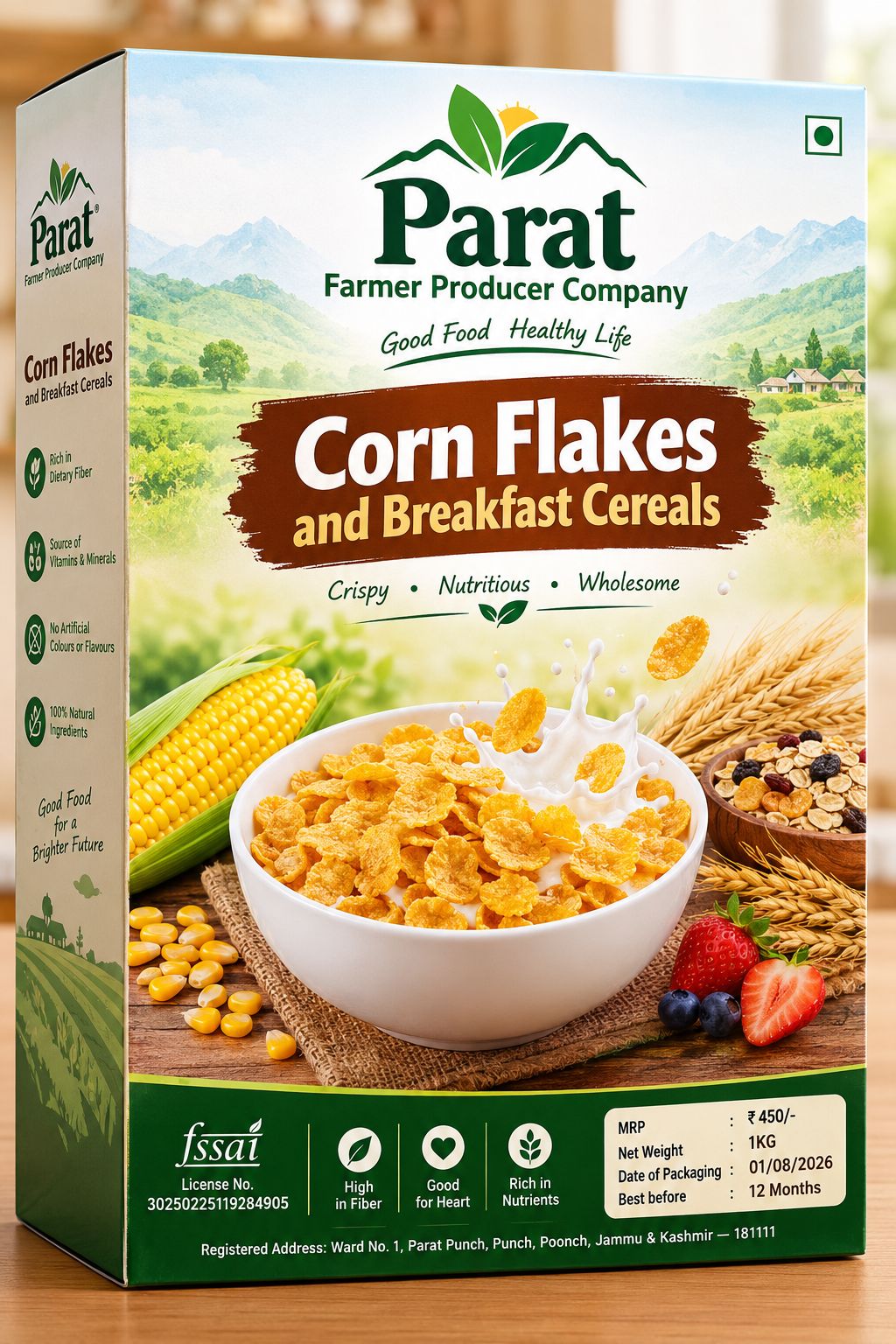 Parat Corn Flakes and Breakfast Cereals