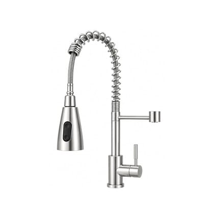 Ripple Two-Flow Heavy SUS 304 Pull-Out 360° Hot & Cold Kitchen Mixer Faucet Chrome