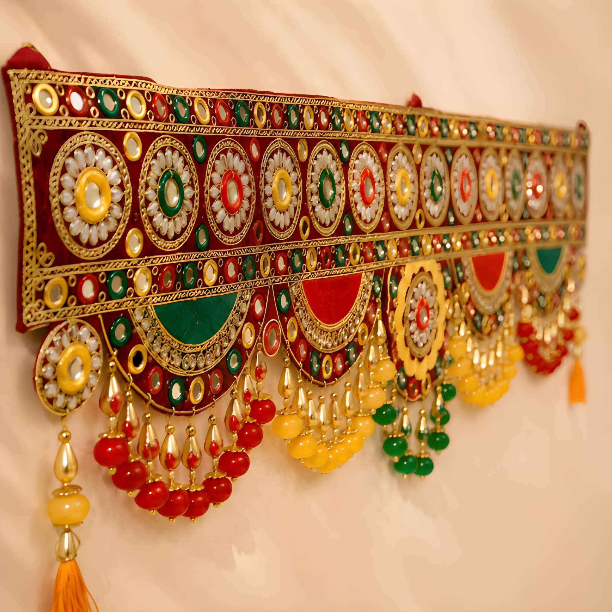 Heavy Duty Handmade Decorative Toran for Diwali, Navratri, Wedding Decor (Original)