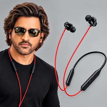 Wireless Z2 ANC Like Wireless Bluetooth Neckband in-Ear Headphones Headset with Mic, Deep Bass, Sports Earbuds