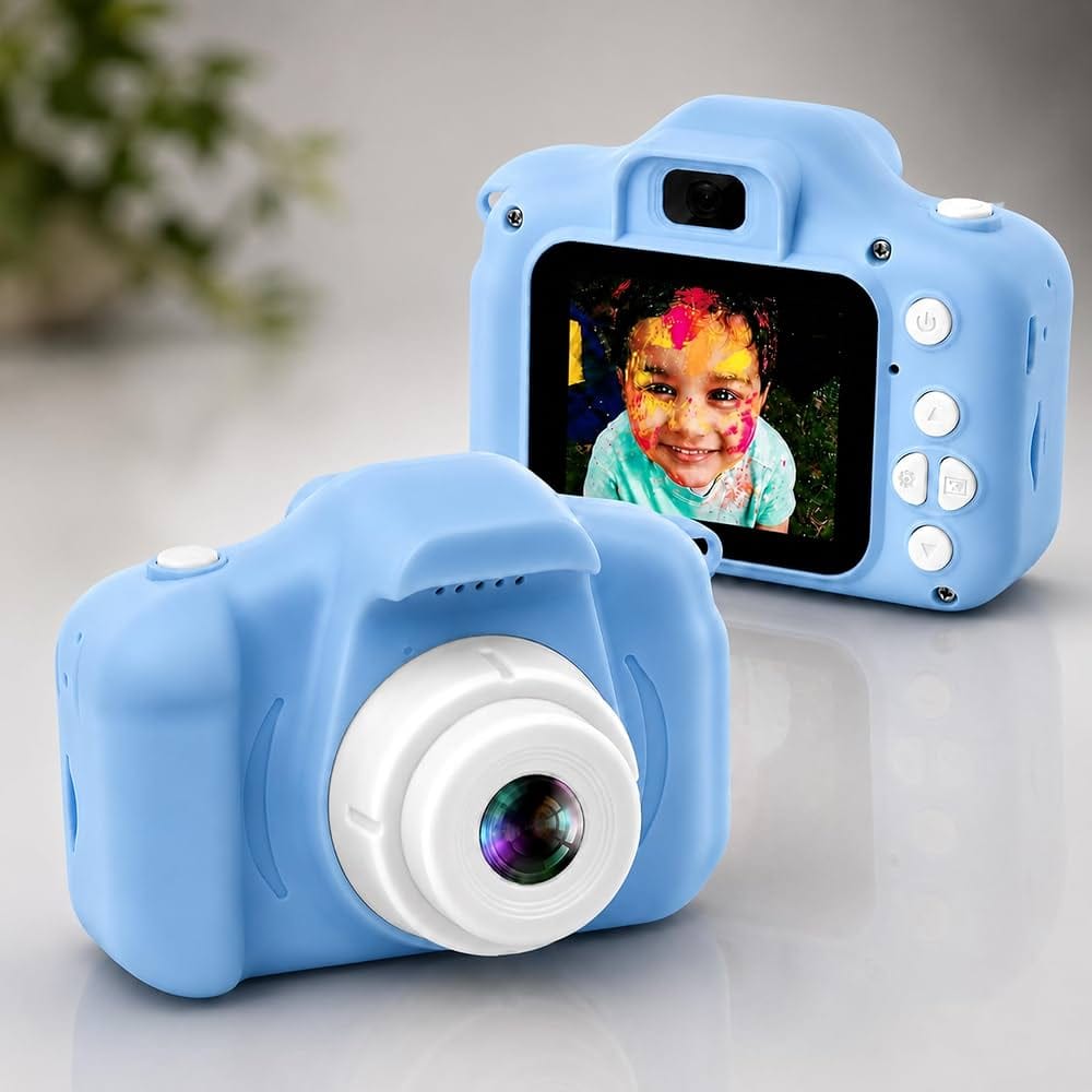 Toyz Digital Camera for Kids, HD Mini Camera for Photos & Videos 1080P, USB Rechargeable Toy Camera 2 Inch Screen, 32GB SD Card (Not Included), Birthday Gift for Boys Girls 