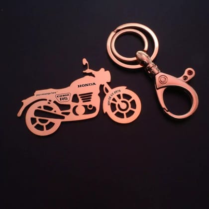 Honda CB350 RS Keychain-Rose-Gold