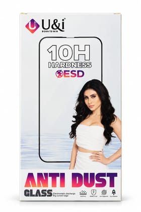 U&i ESD Anti Dust Tempered Glass for Vivo S1/S1 Pro (10H Hardness)