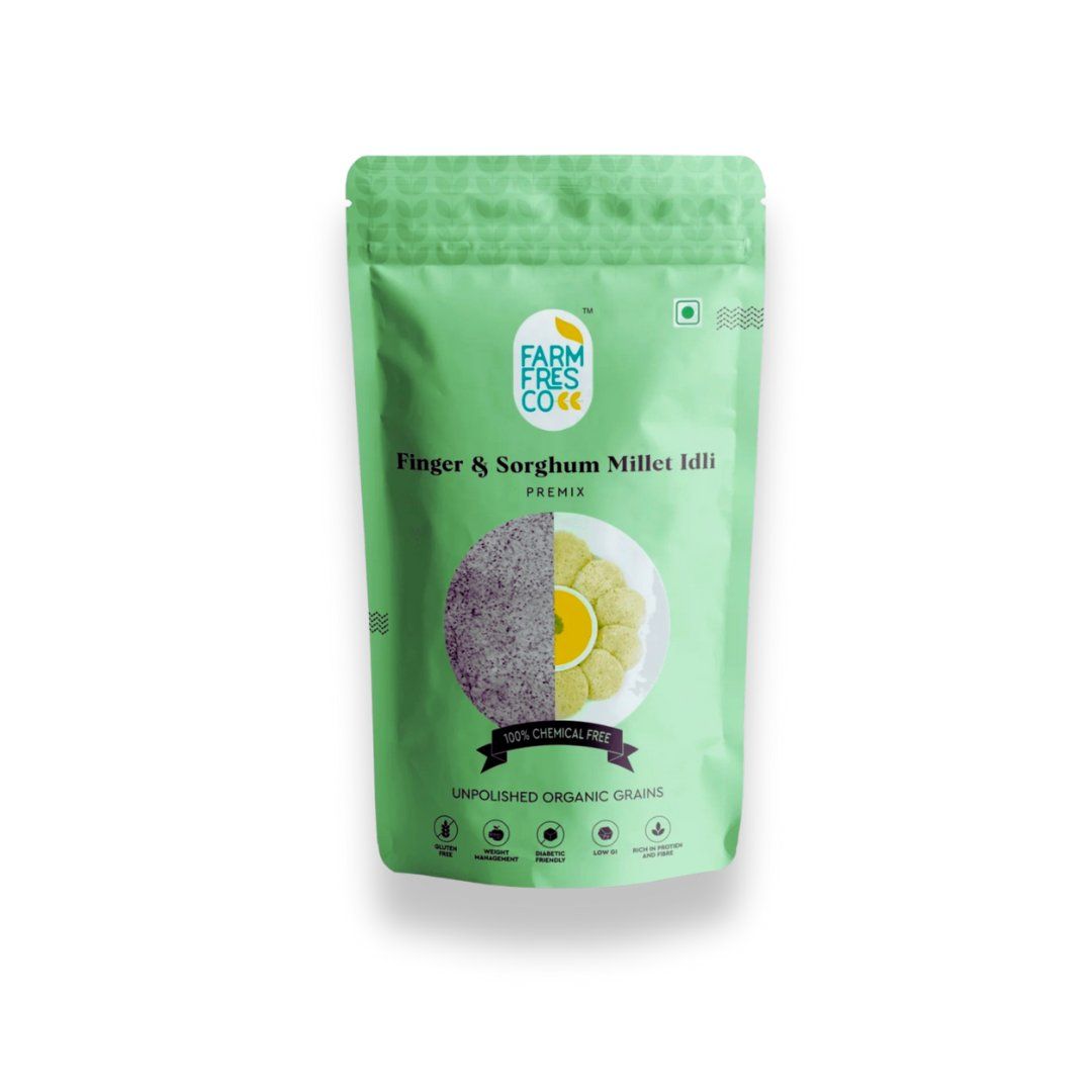 FarmFresco Ragi & Jowar Millet Idli Mix 165g
