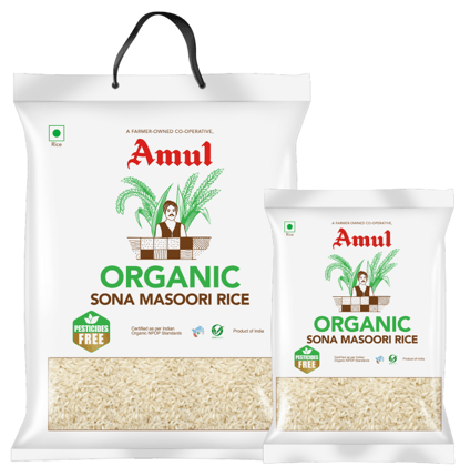 Amul Organic Sona Masoori Rice 1Kg