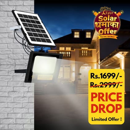 30 Watt Solar Flood White Light
