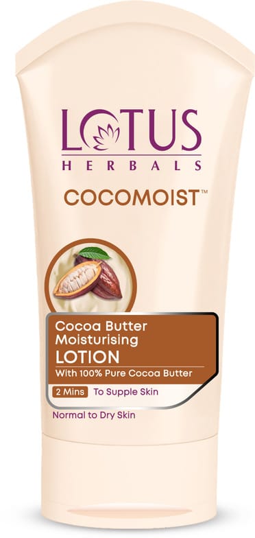 LOTUS HERBALS Cocoa-Butter Moisturizing Lotion - Cocomoist (80 ml)