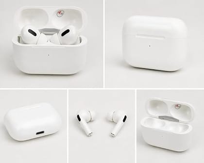 Wireless Earbuds, Bluetooth Headphones, Personalised Spatial Audio, Sweat and Water Resistant, USB-C Charging Case
