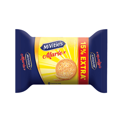 McVitie's Marie Biscuit - Crispy, Teatime Snack, No Trans-Fat, 64.82 g Pouch