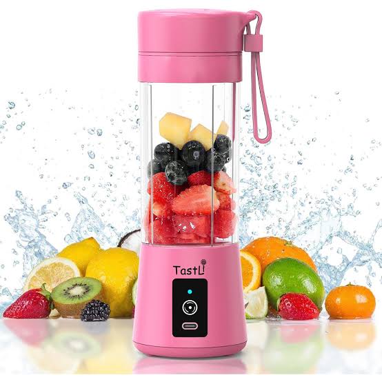 Mini Portable Juicer Blender | USB Rechargeable Electric Fruit Juice Maker for Home, Office, Gym & Travel