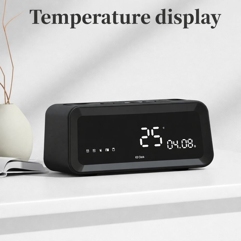 Tempt Juggler Clockbeat 5W Bluetooth speaker & digital alarm clock
