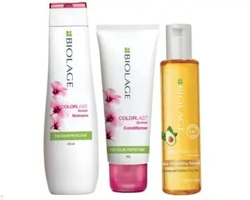 Biolage Cololast (shampoo&conditioner 200ml,100ml) + smoothproof serum(100ml) Pack of 3