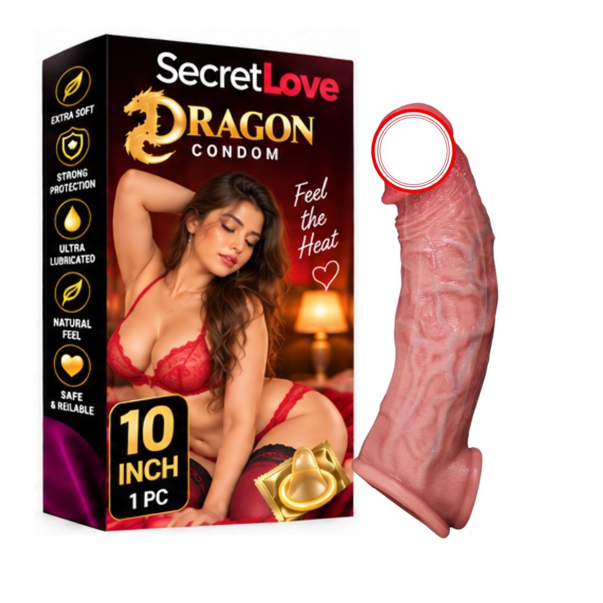 Dragon Novelty Adult Accessory | 5 Inch Textured Dragon Design | Personal Wellness Product for Adults | Dragon-Themed Collection