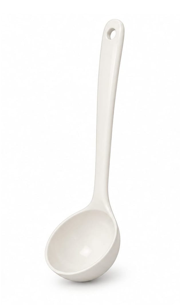 MILTON Melamine Long Curry Serving , White