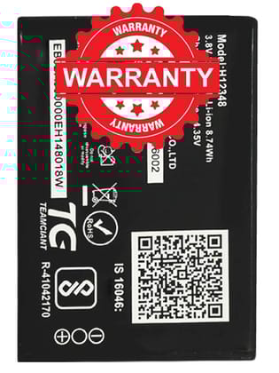 Battery H12348 | DC024 | WD670 for Reliance JioFi 2, M2, M2S, Airtel My WiFi (AMF-311WW) 4G Hotspot, ZTE Wipod Airtel 4G Hotspot  2300mAh with 1 Year Warranty (Black).