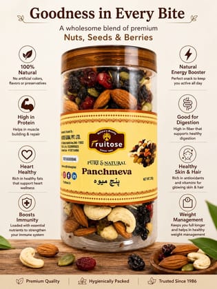 Premium Panchmeva | Healthy Dry Fruits Mix | 250g Premium Panchmeva | Healthy Dry Fruits Mix | 250g
