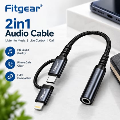 Fitgear FG101 2In1 Audio Cable