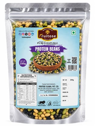 Fruitose Pure & Natural Protein Beans 250g Pouch Fruitose Pure & Natural Protein Beans 250g Pouch