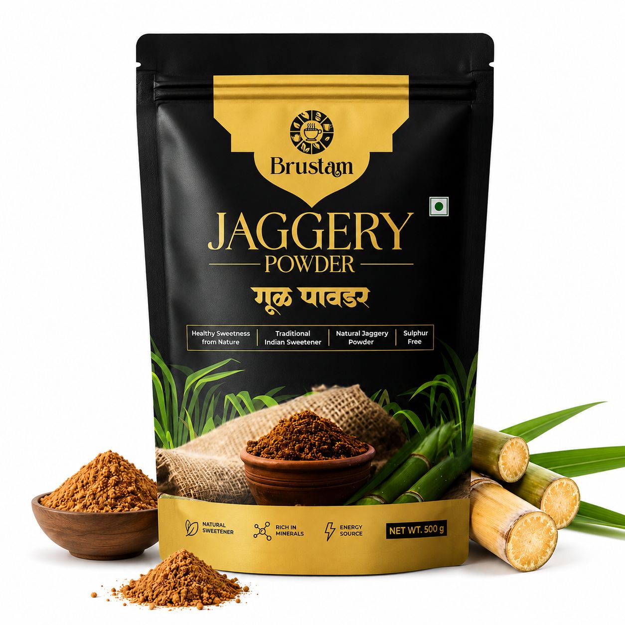 Brustam Jaggery Powder 500 gm