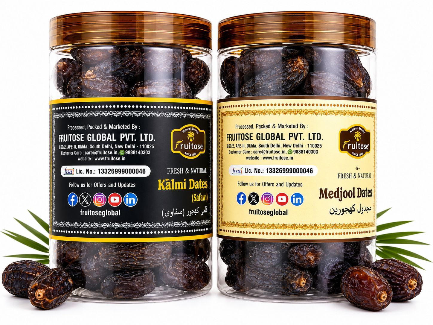 Fruitose Fresh & Natural Kalmi and Medjool Dates Combo Pack