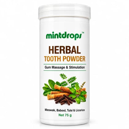 Mintdrops Herbal Tooth Powder